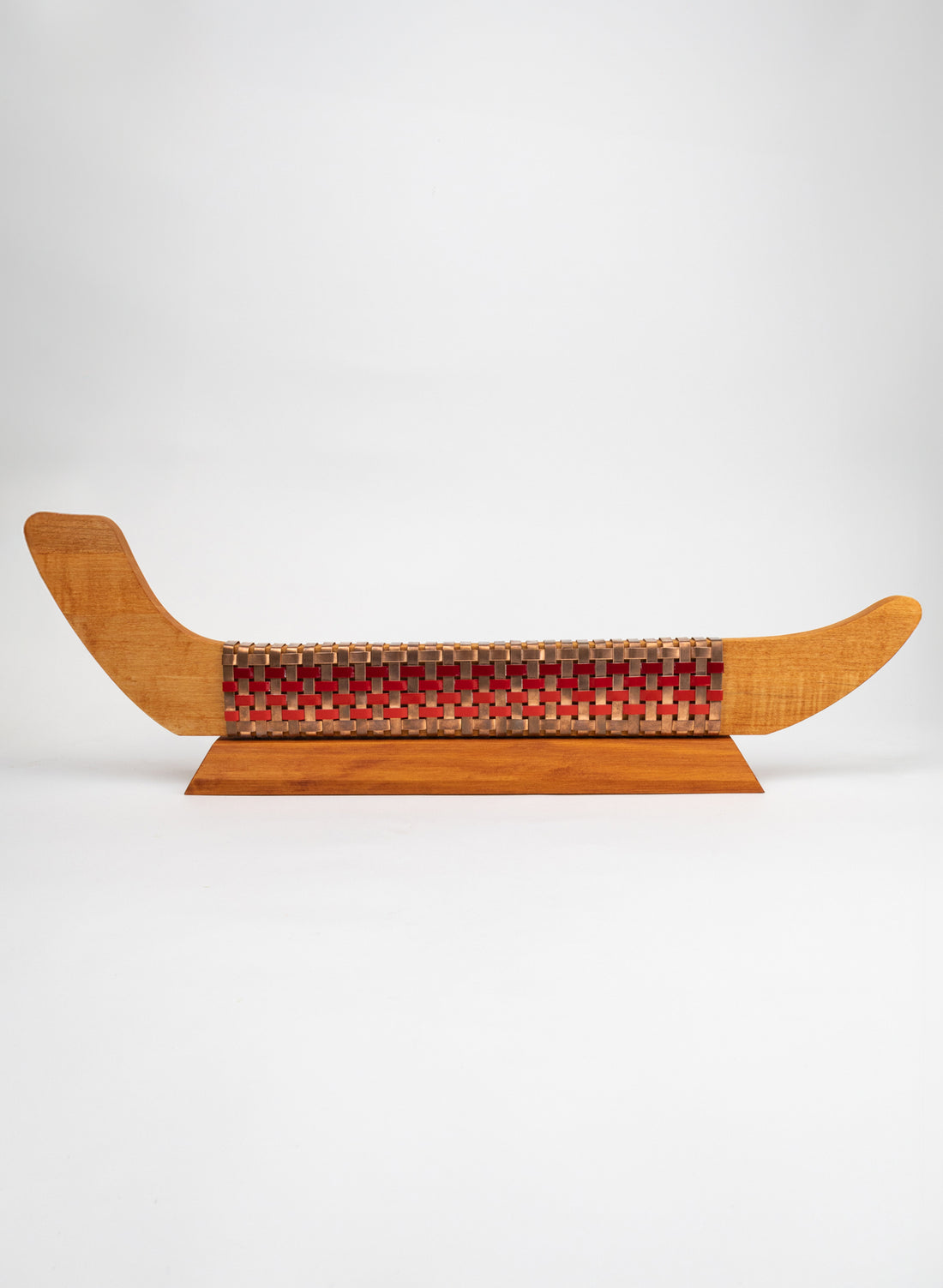 Reds &amp; Copper Waka on Plinth