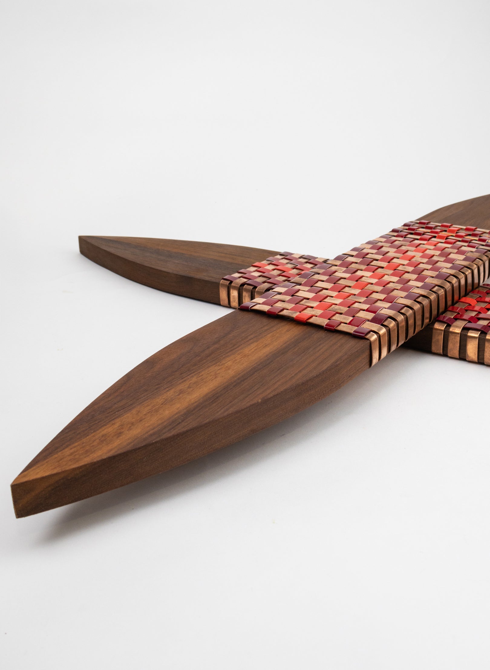 Reds And Copper Walnut Putiputi - Large
