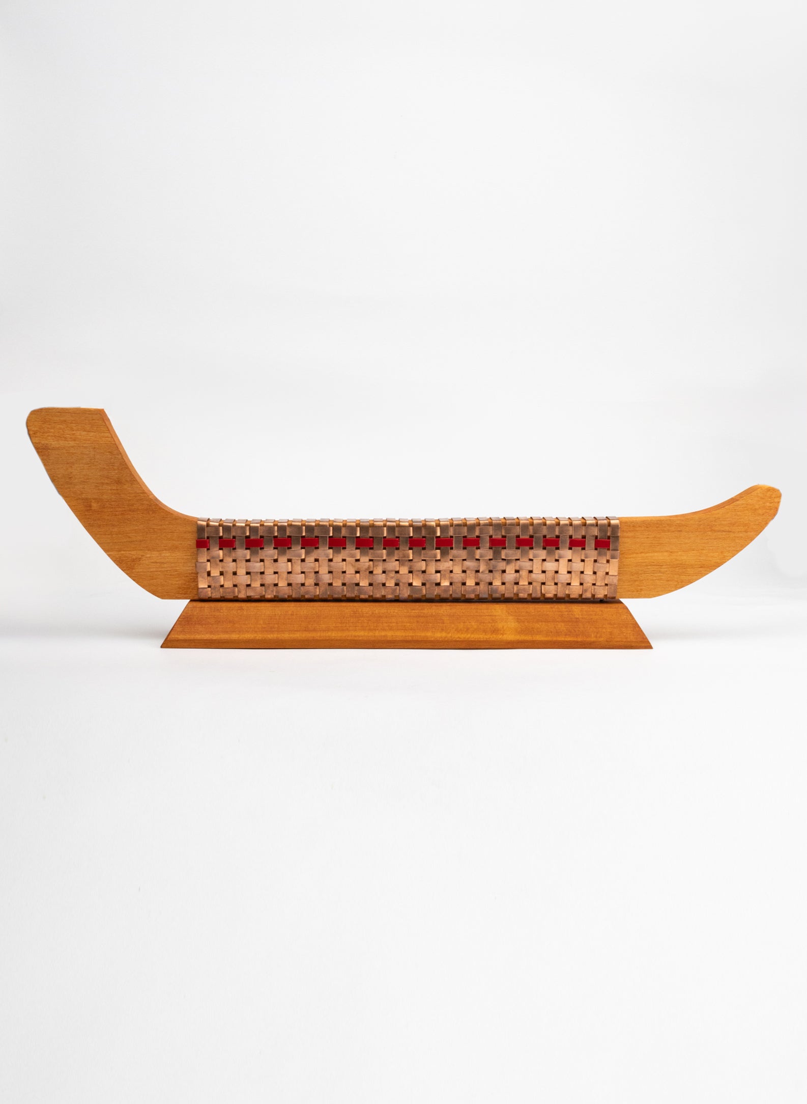 Reds &amp; Copper Waka on Plinth
