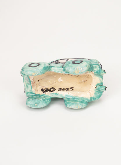 3D Sculpture - Teal Car