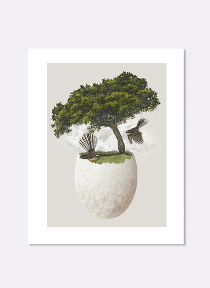 Friendly Fantail - Giclée Prints