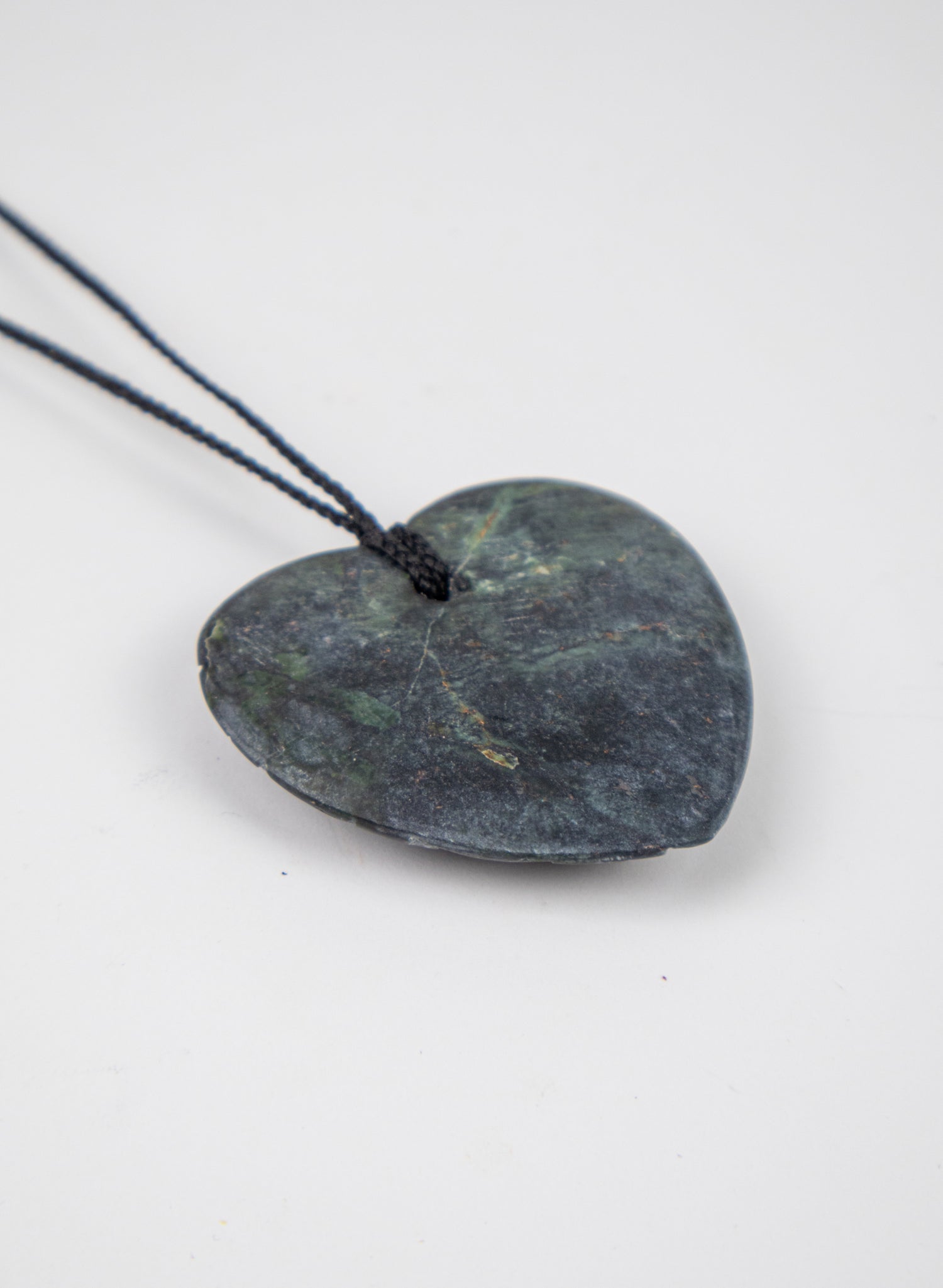 Pounamu Woven Heart Pendant
