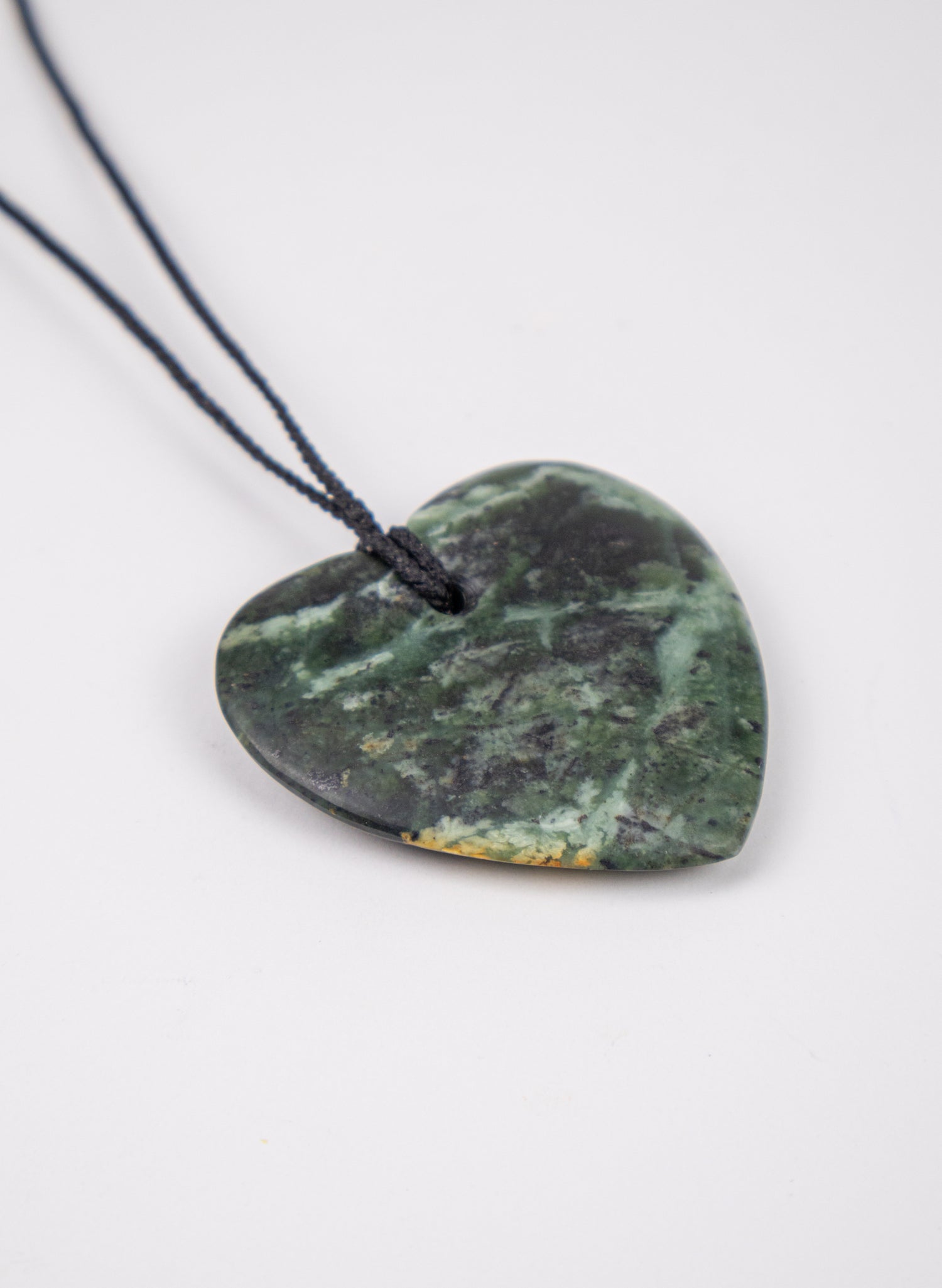 Pounamu Woven Heart Pendant