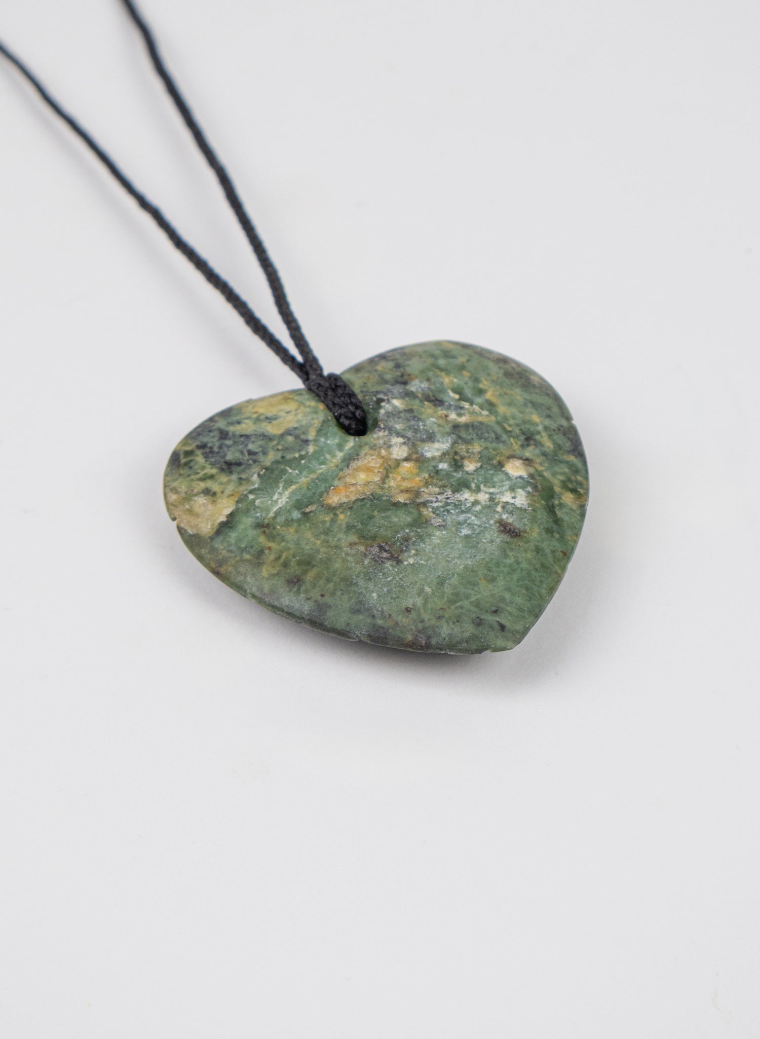 Pounamu Woven Heart Pendant