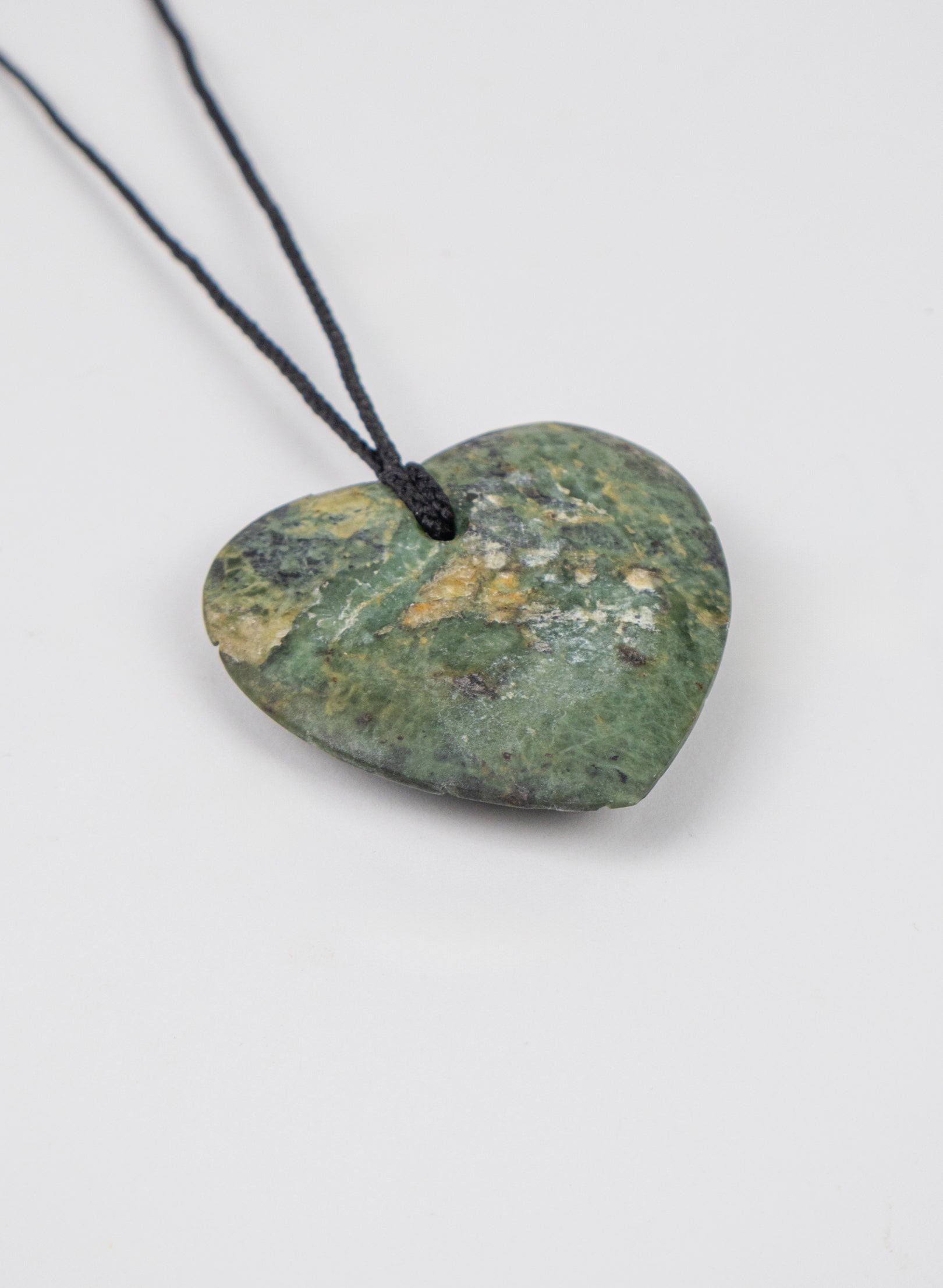Pounamu Woven Heart Pendant