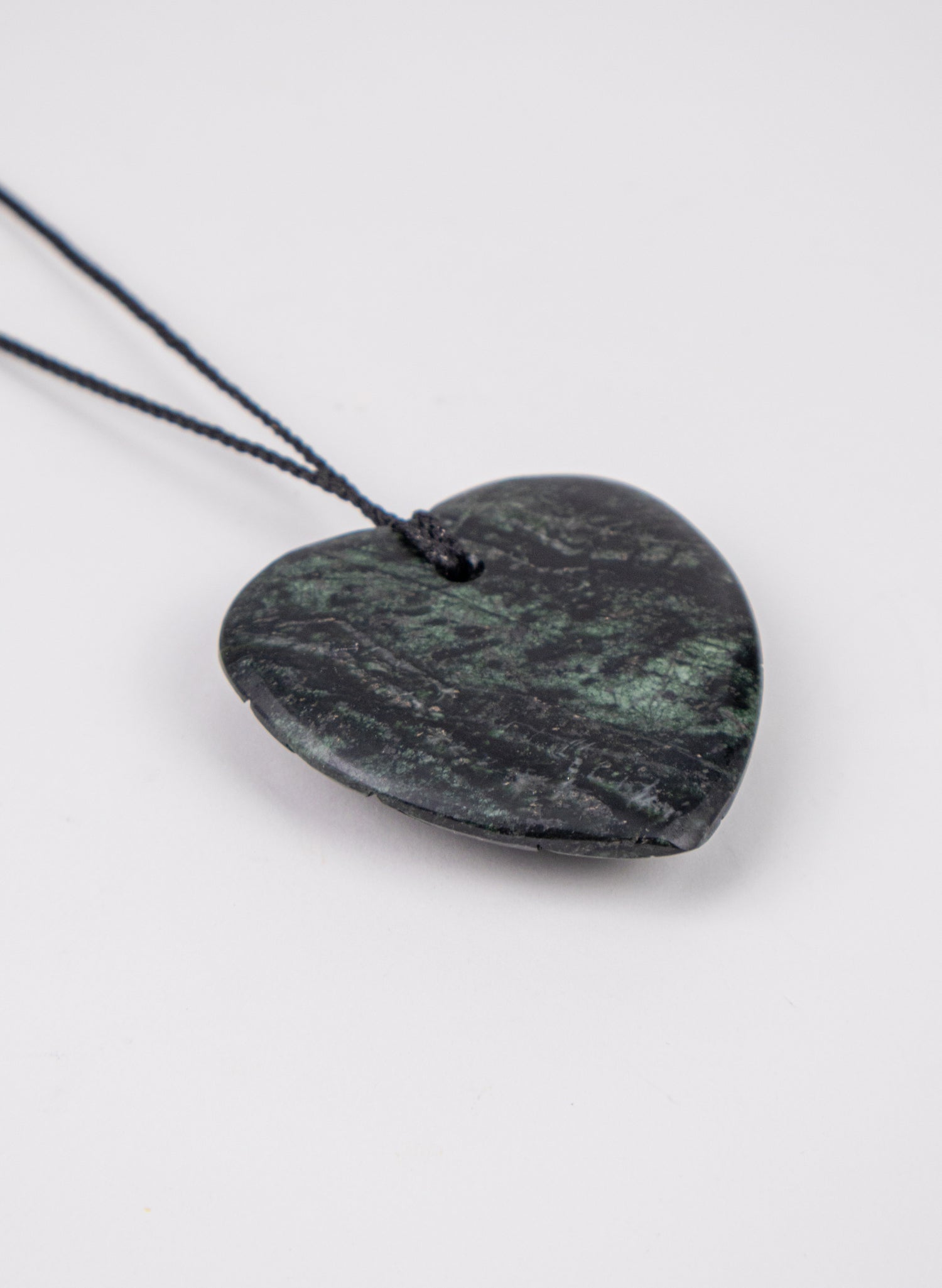 Pounamu Woven Heart Pendant
