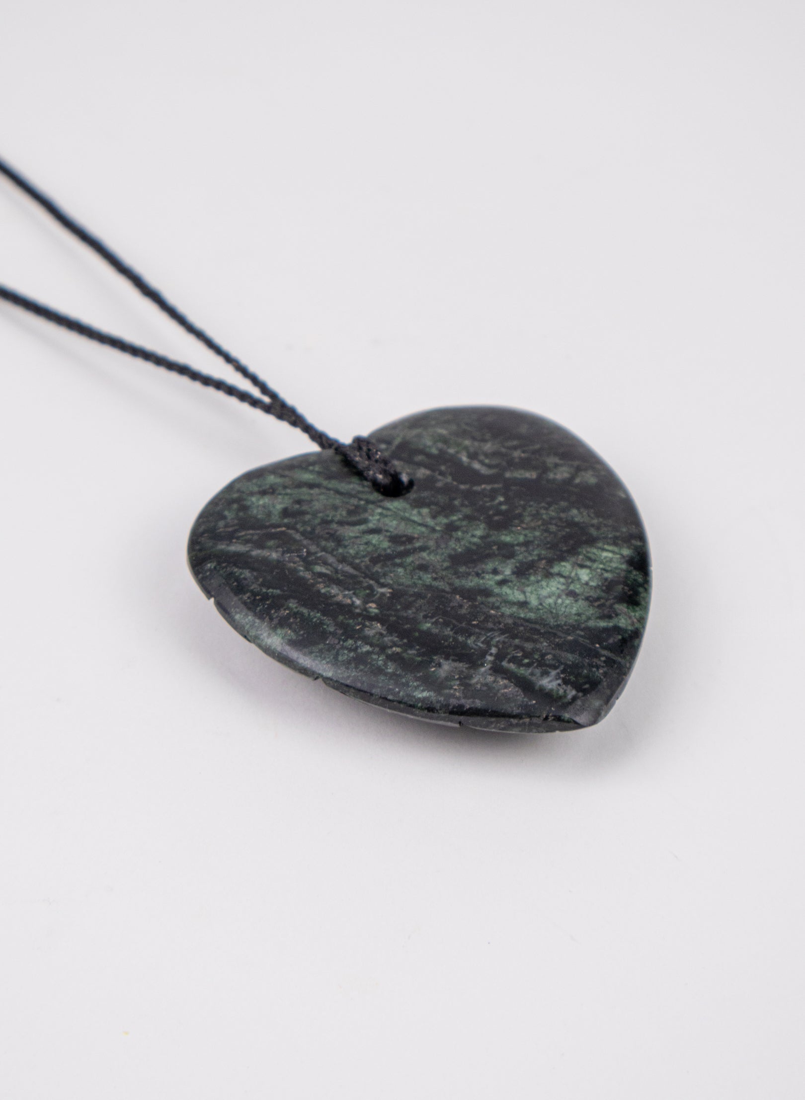 Pounamu Woven Heart Pendant