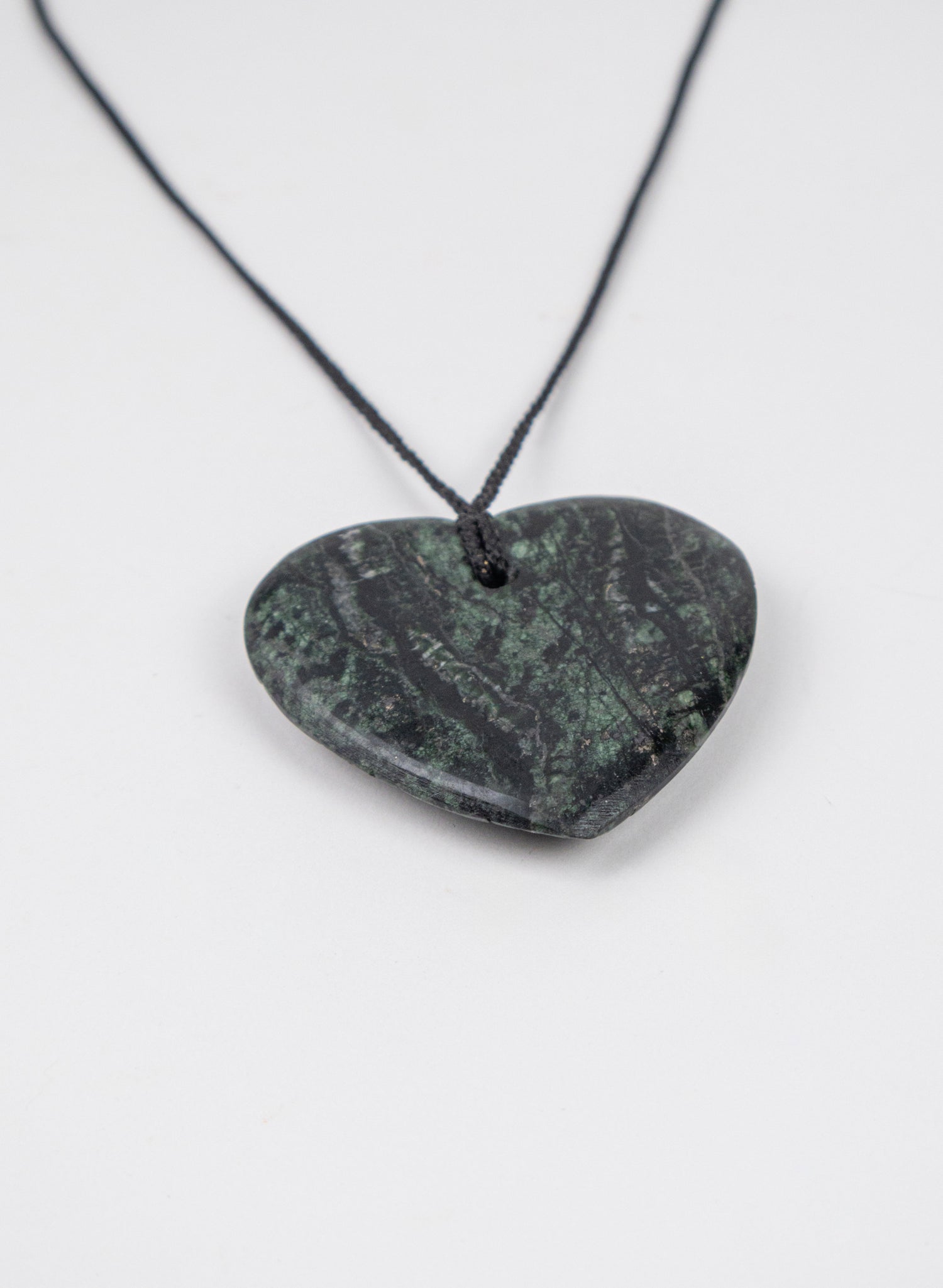 Pounamu Woven Heart Pendant