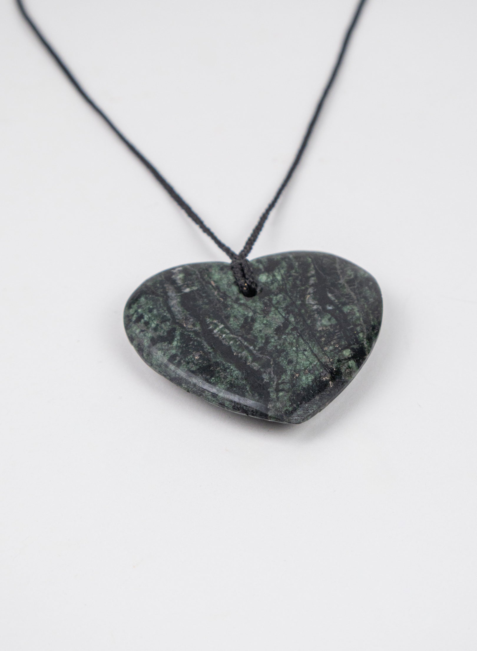 Pounamu Woven Heart Pendant