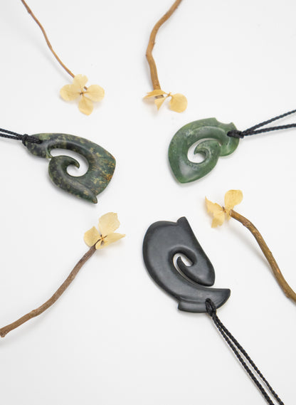 Pounamu Hei Matau Pendant