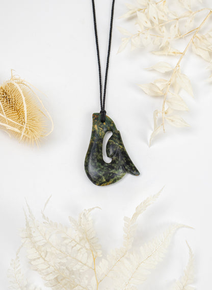 Pounamu Hei Matau Pendant