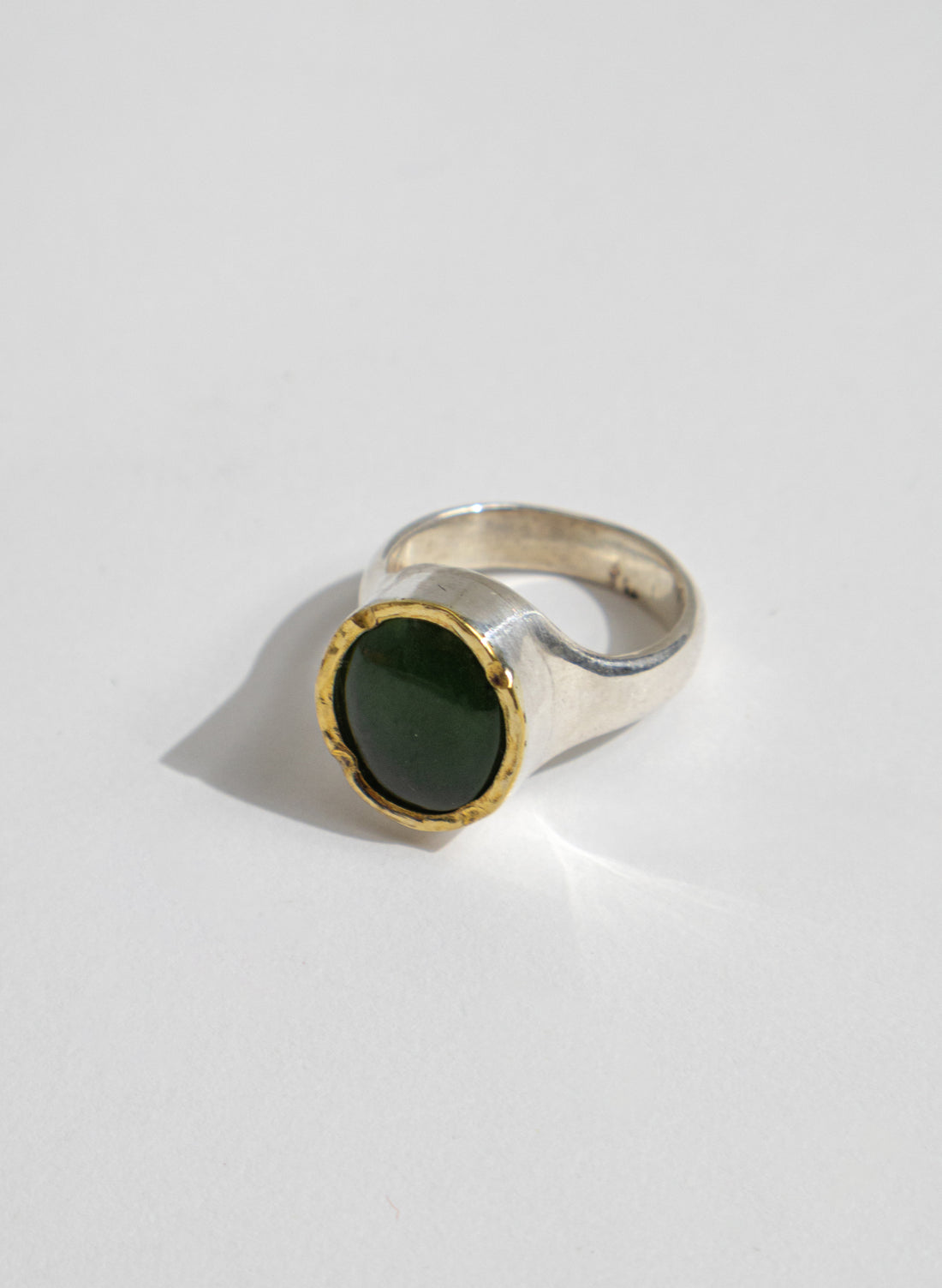 NZ Pounamu Oval Ring
