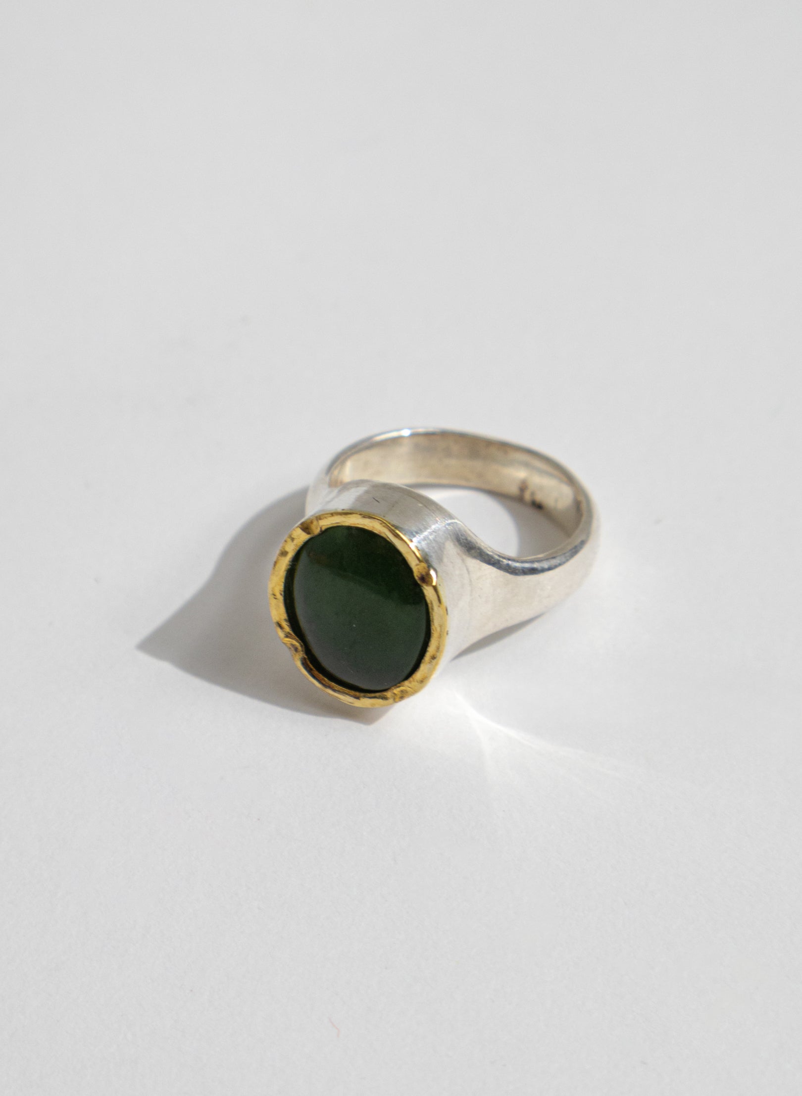 NZ Pounamu Oval Ring