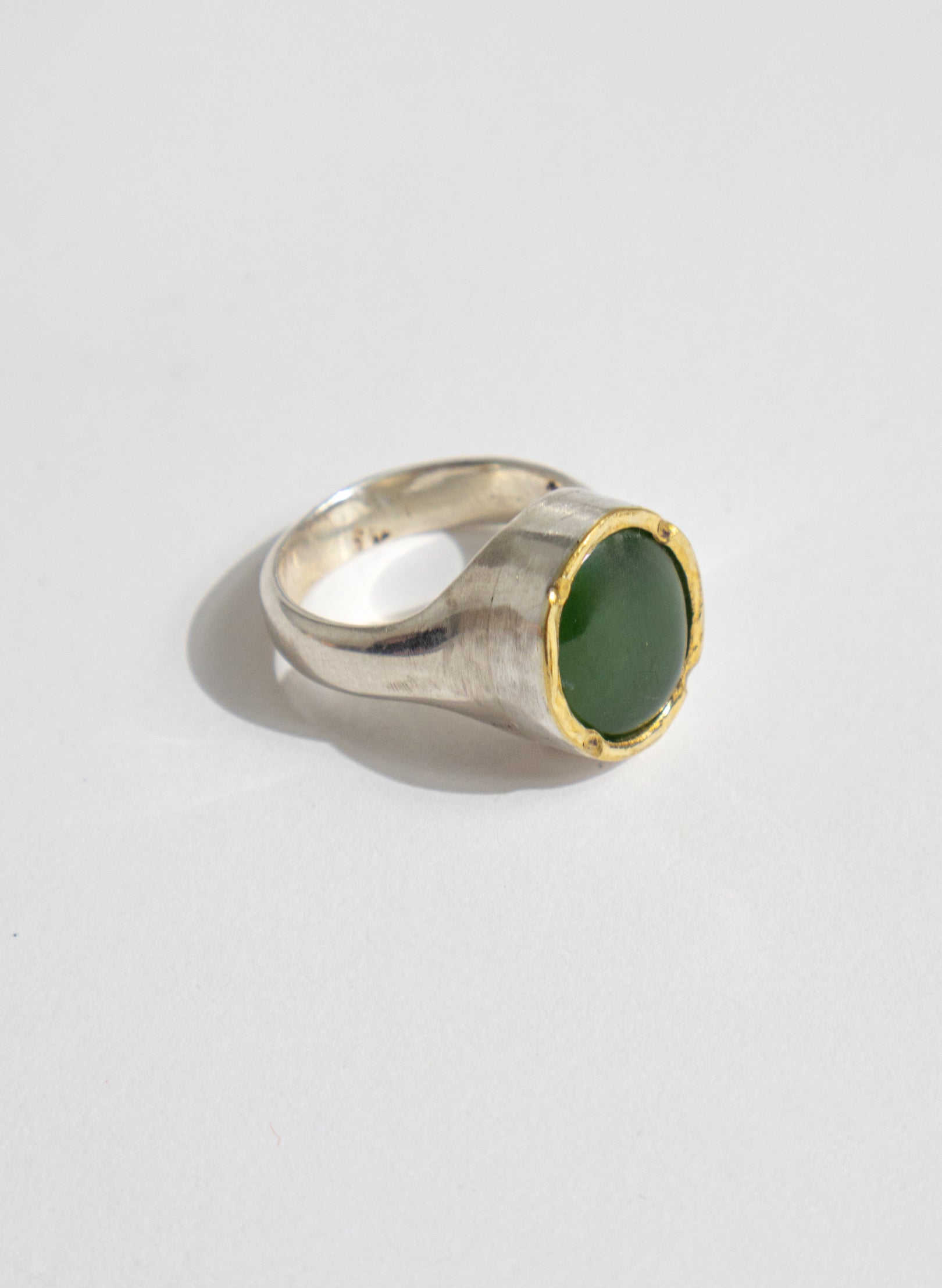 NZ Pounamu Oval Ring