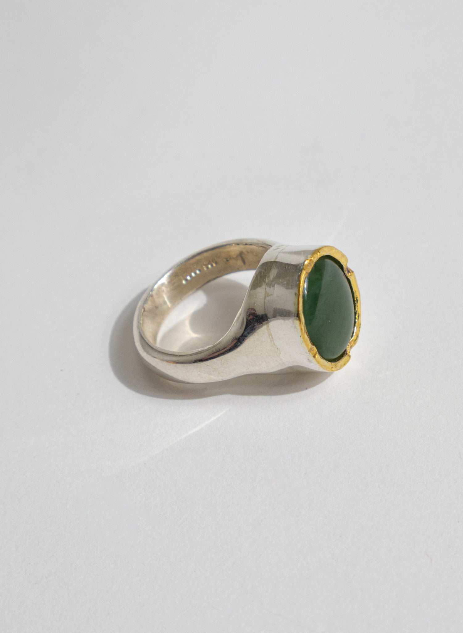 NZ Pounamu Oval Ring