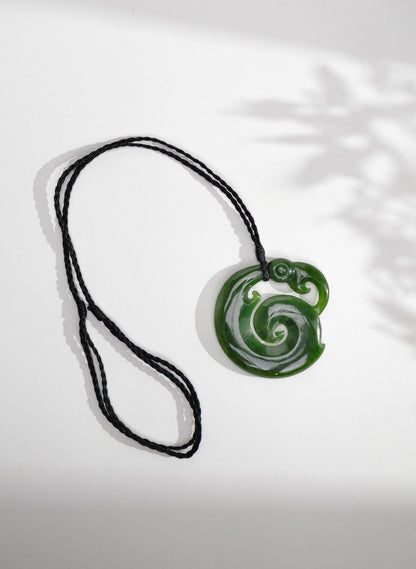 Carved Pounamu Manaia Pendant