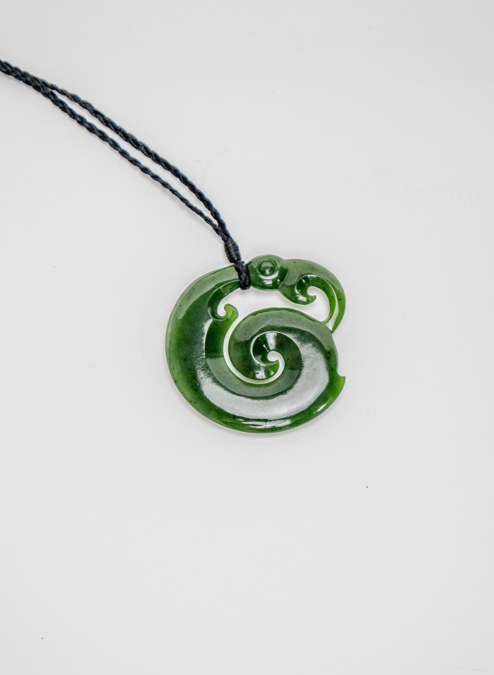 Carved Pounamu Manaia Pendant