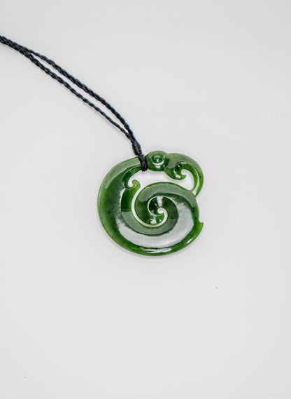 Carved Pounamu Manaia Pendant