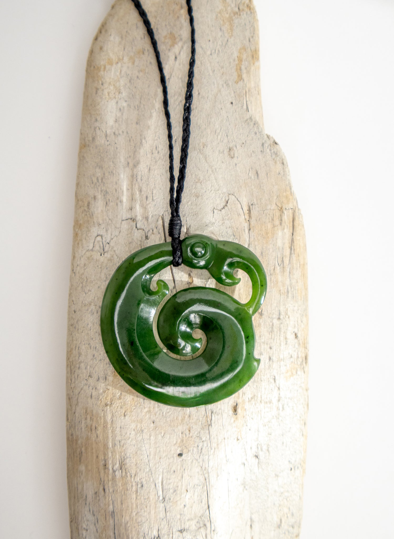 Carved Pounamu Manaia Pendant