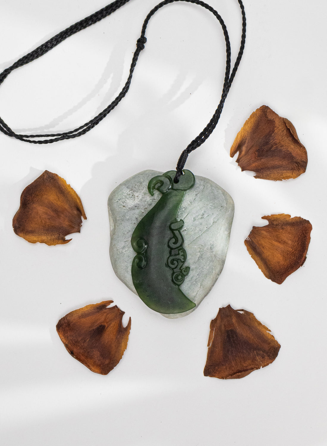 Carved Pounamu Manaia Pendant