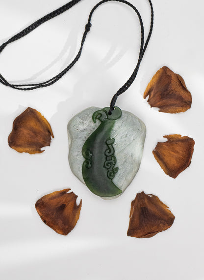 Carved Pounamu Manaia Pendant