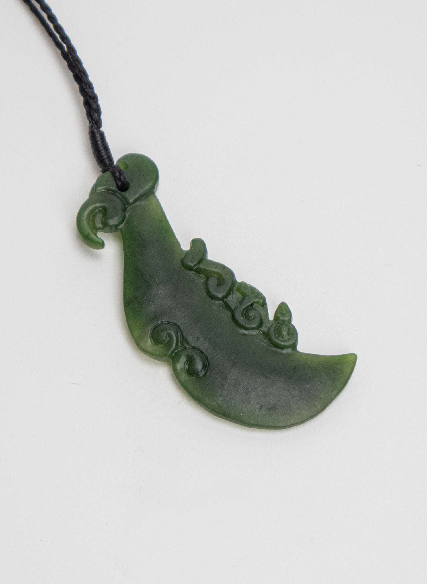 Carved Pounamu Manaia Pendant