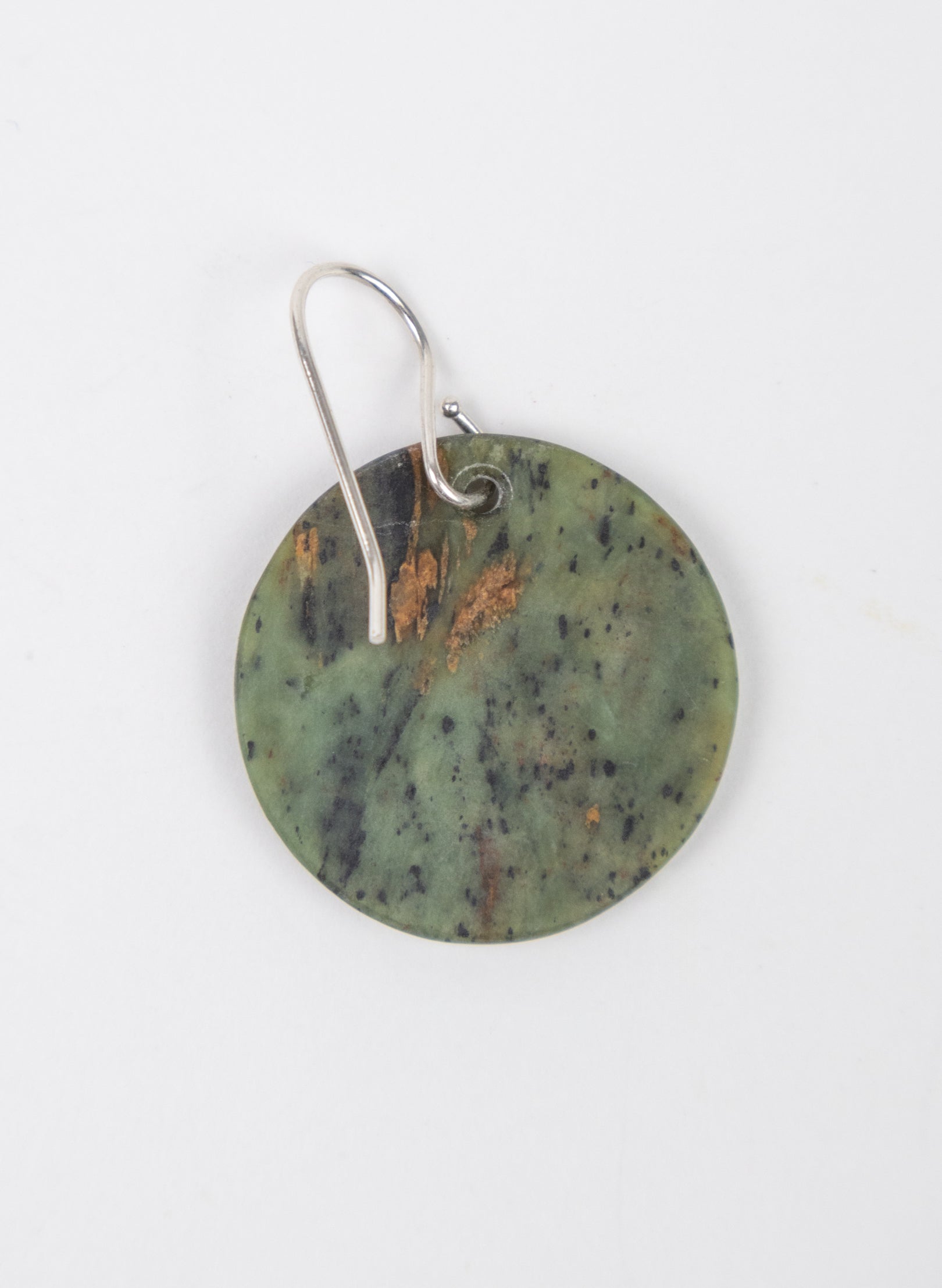 Pounamu Disc Earrings