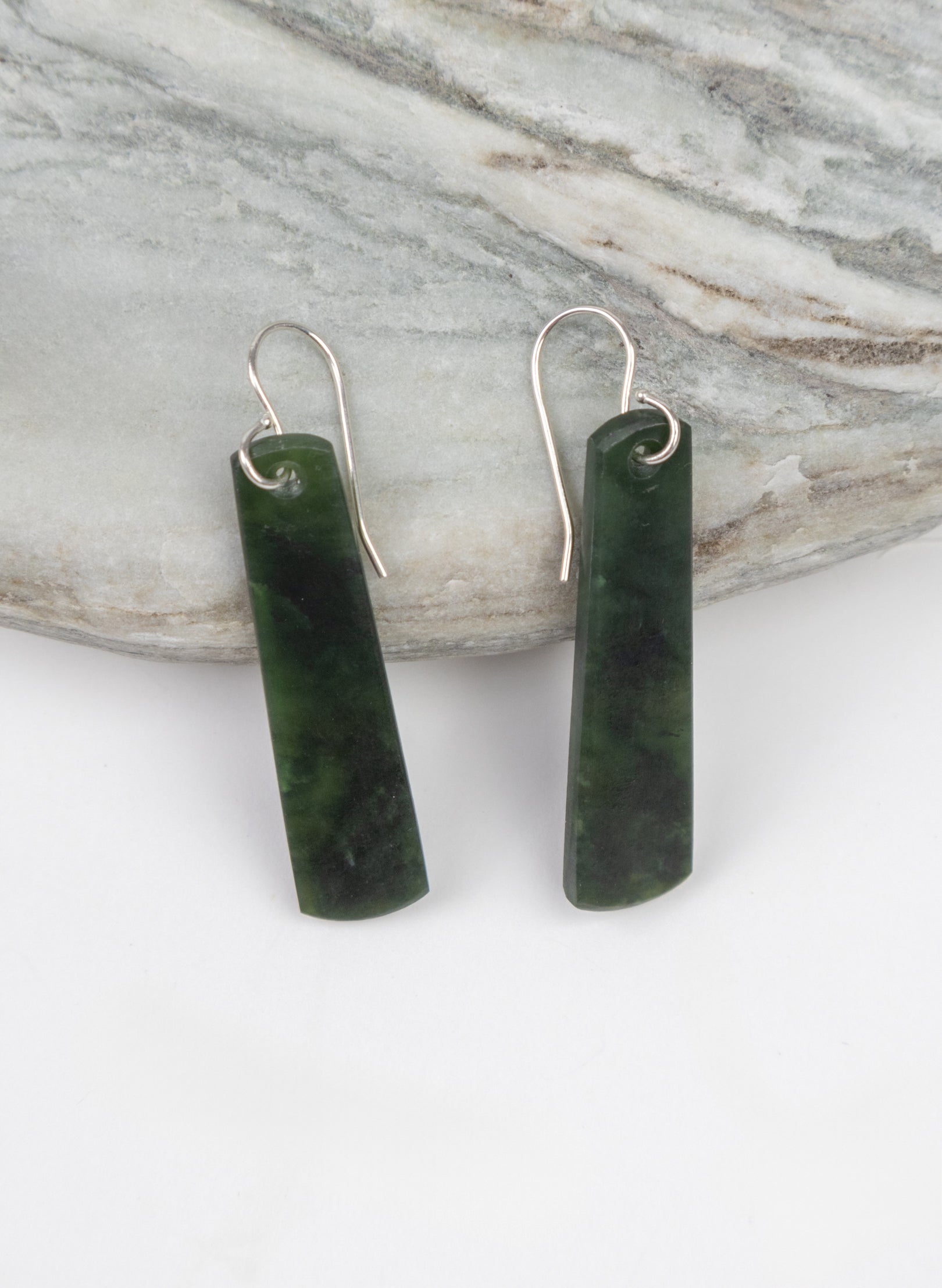 Pounamu Drop Earrings