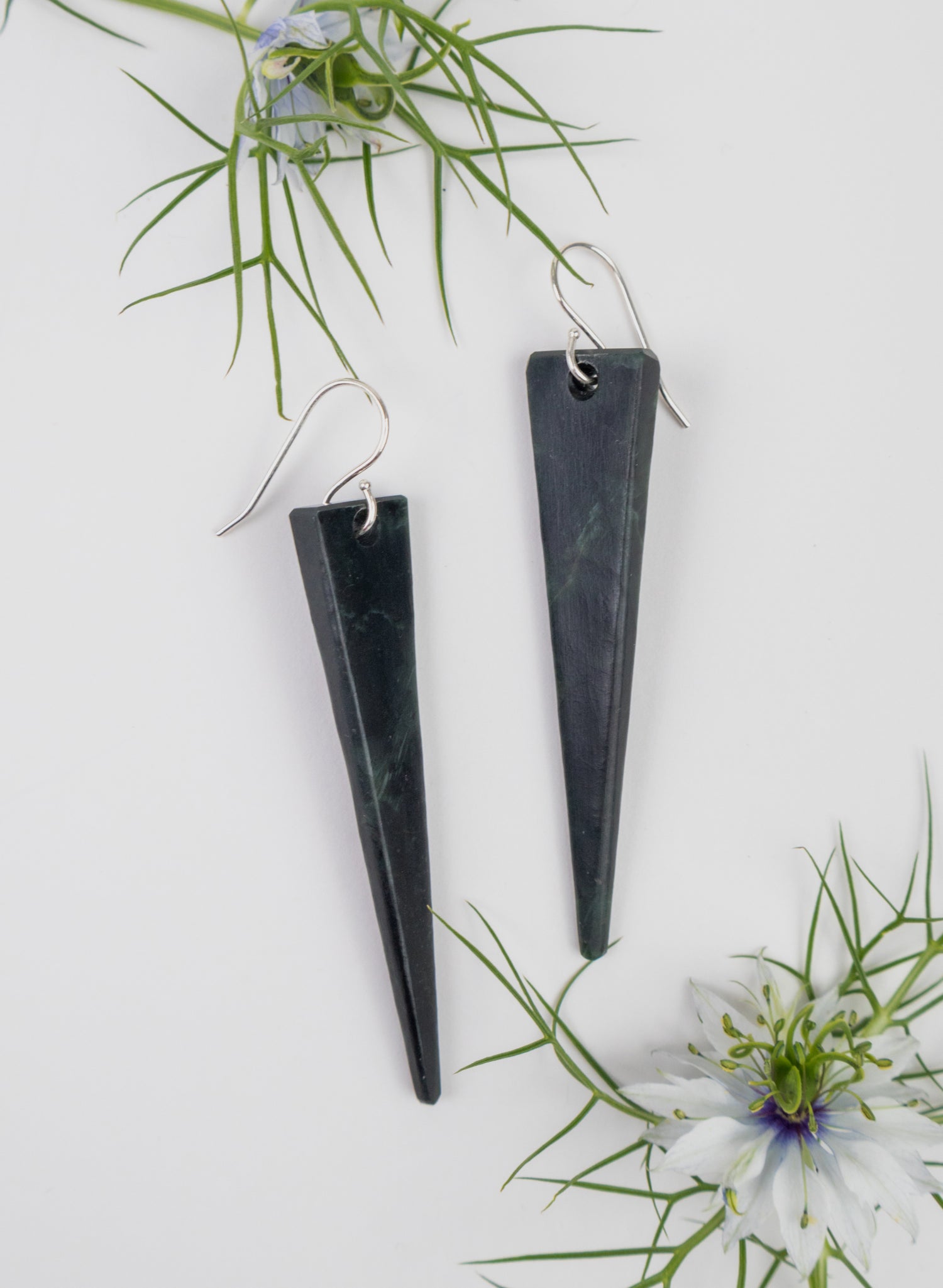 Pounamu Drop Earrings