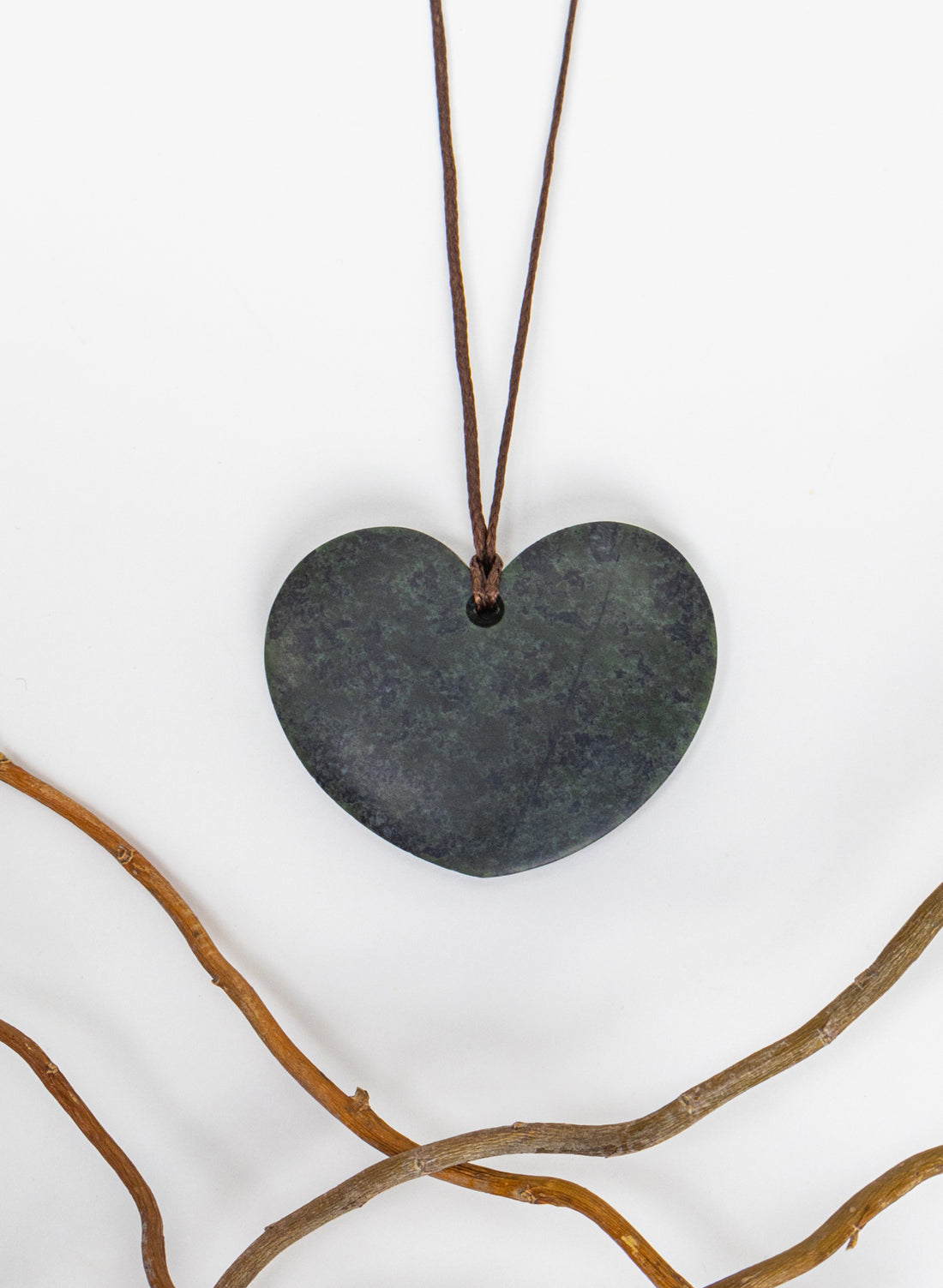 Medium Pounamu Heart