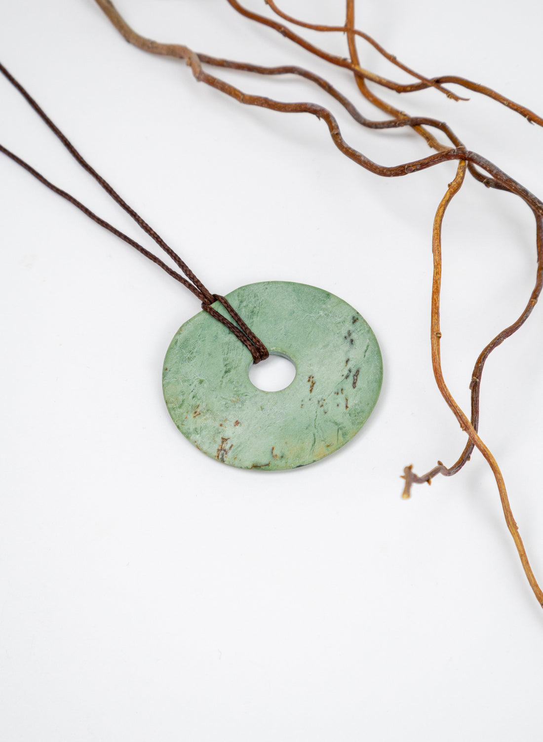 Pounamu Large Disc Pendant