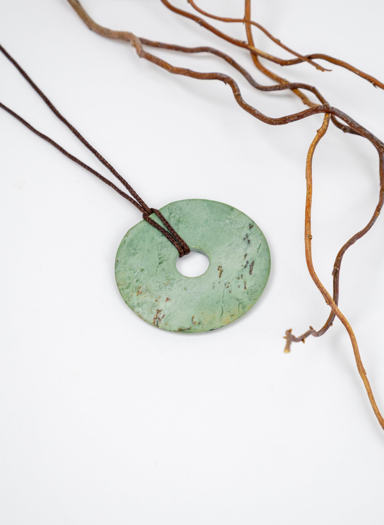 Pounamu Large Disc Pendant
