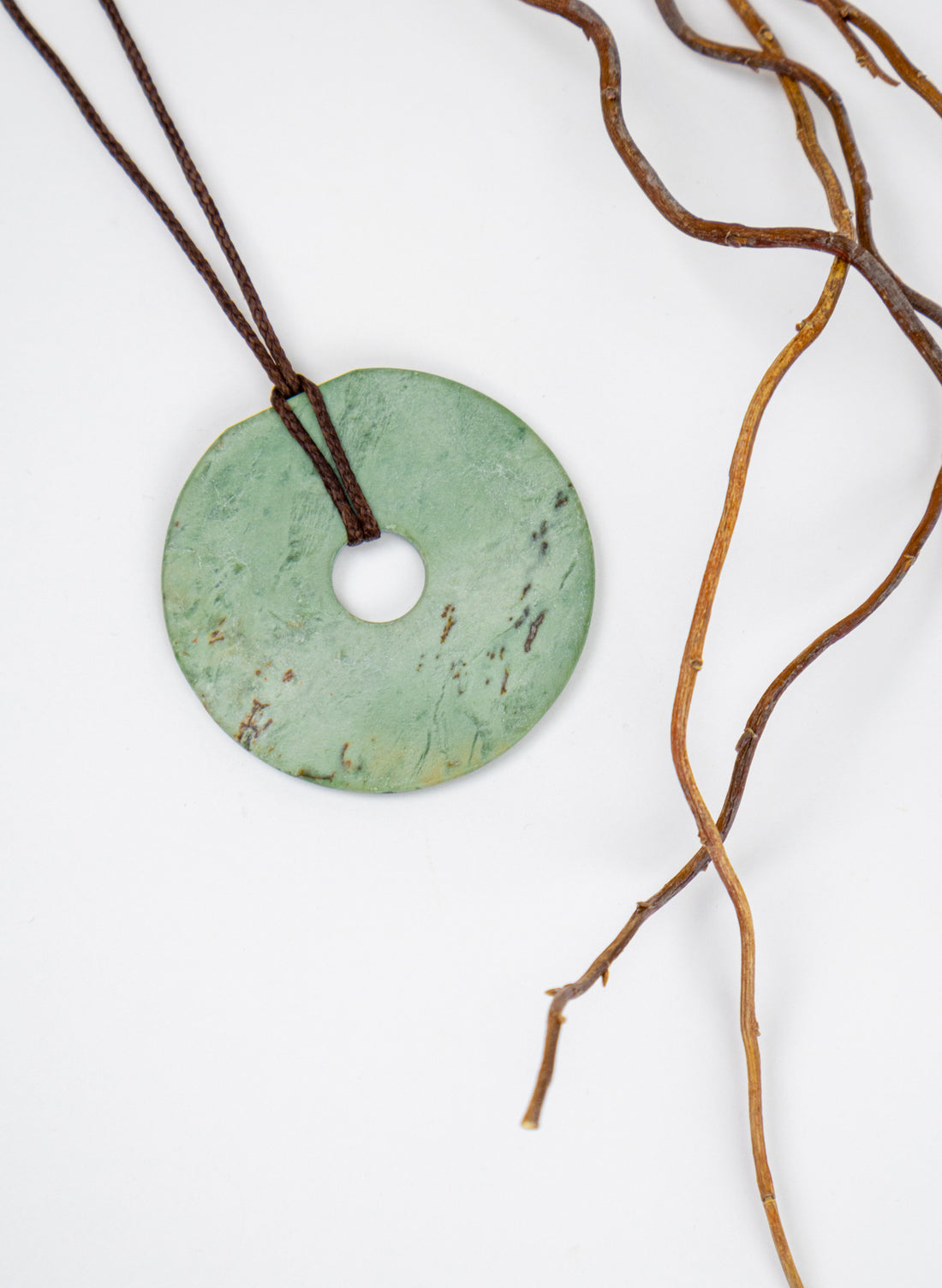 Pounamu Large Disc Pendant