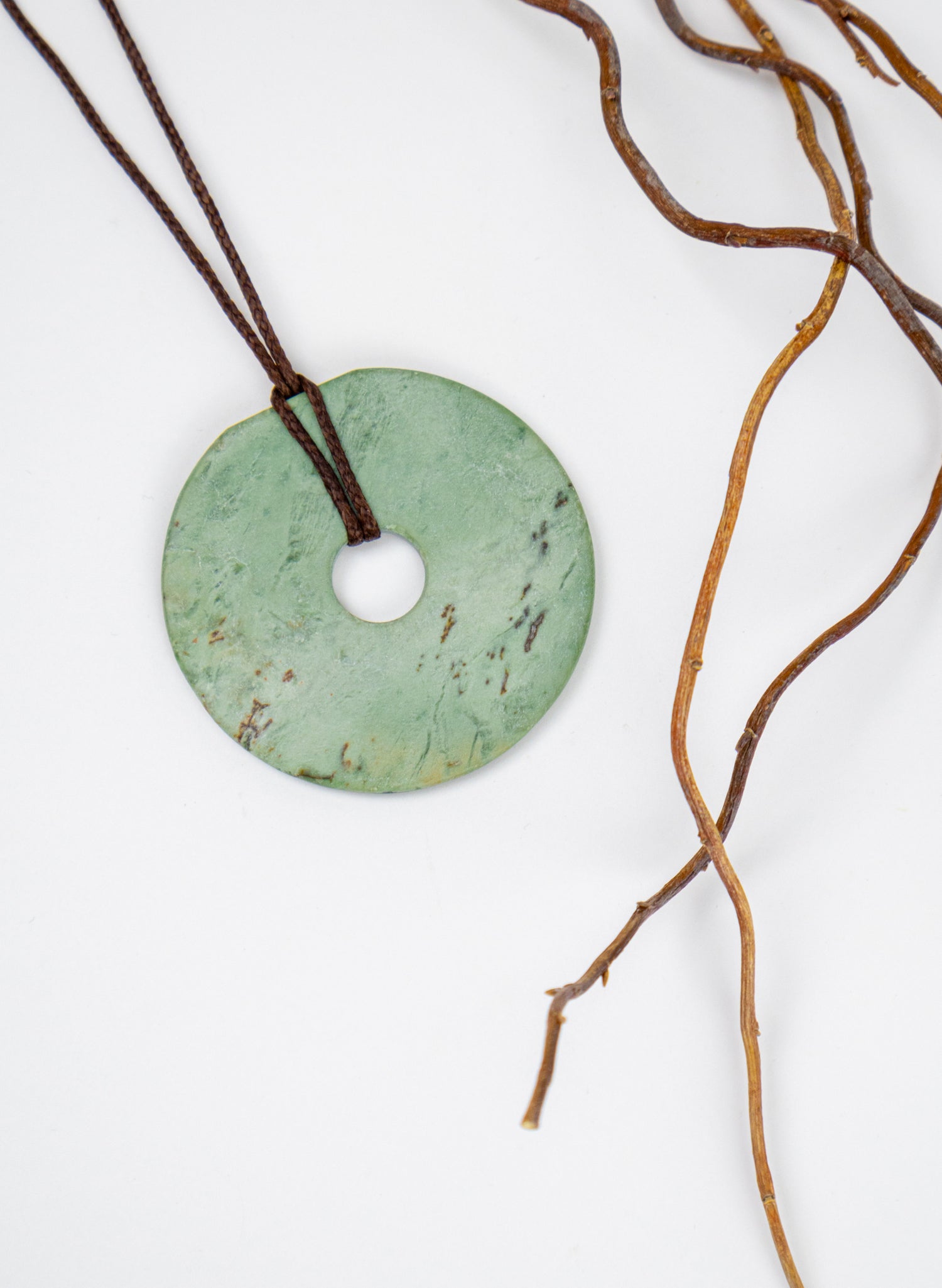 Pounamu Large Disc Pendant