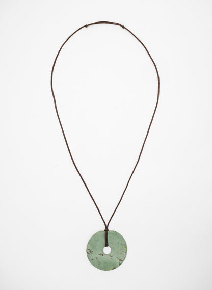 Pounamu Large Disc Pendant