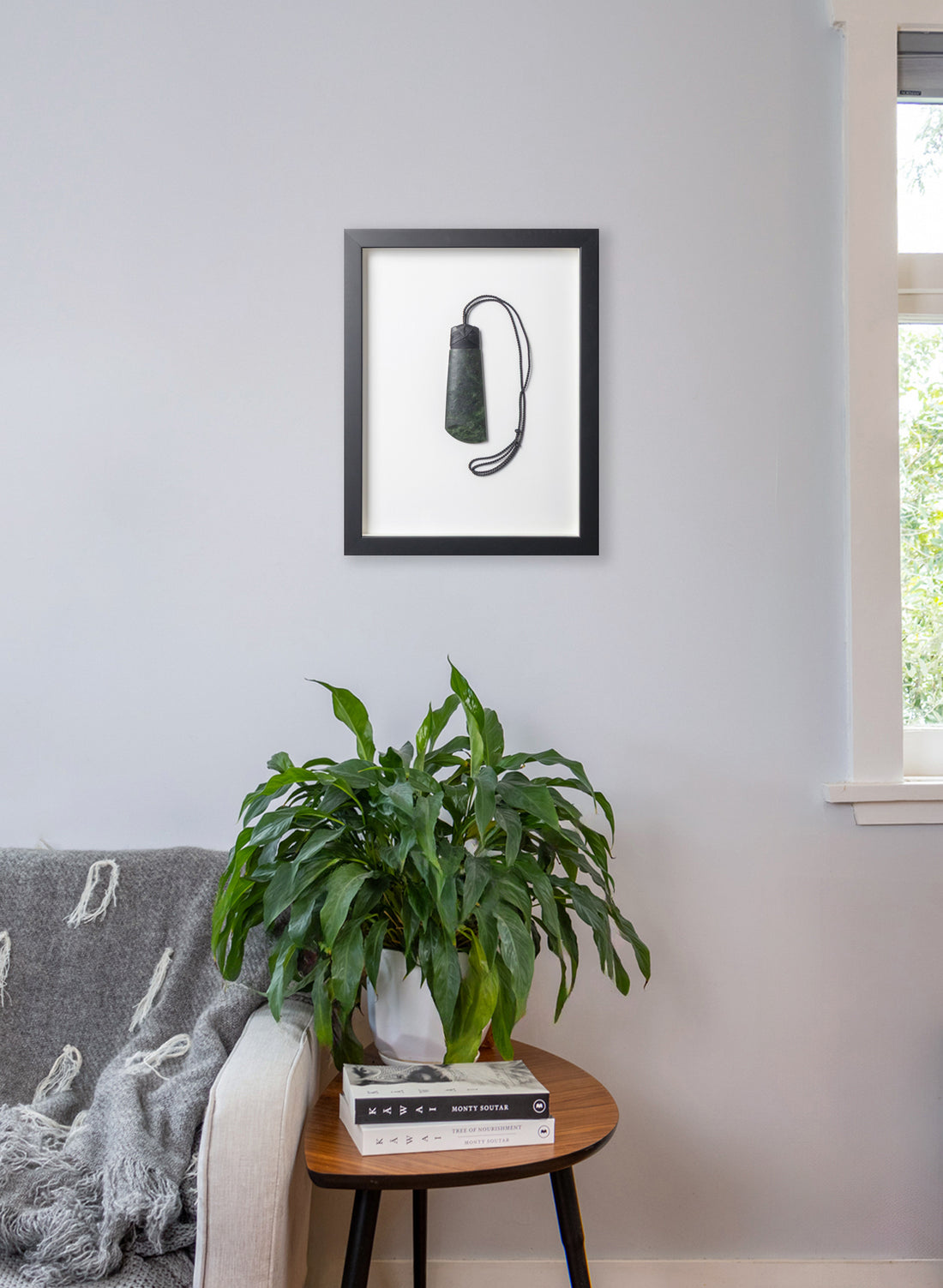 Framed Bound Kawakawa Toki Pendant