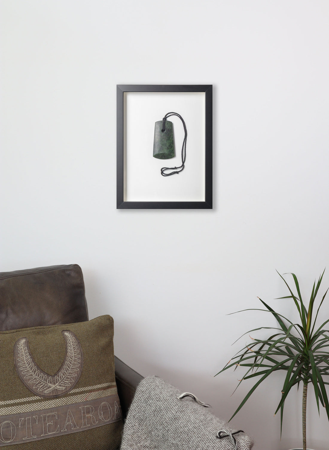 Framed Bound Kawakawa Toki Pendant