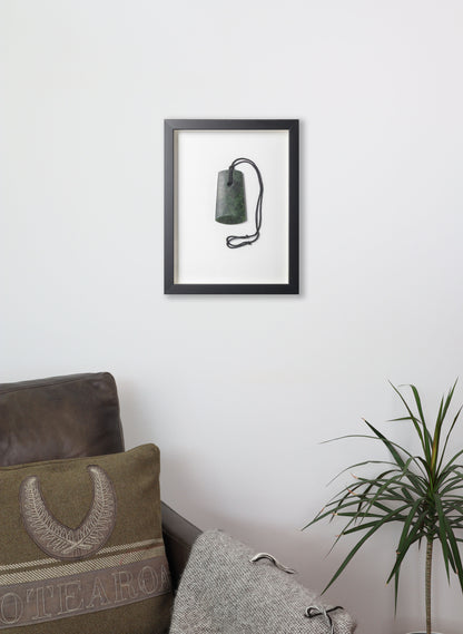 Framed Bound Kawakawa Toki Pendant