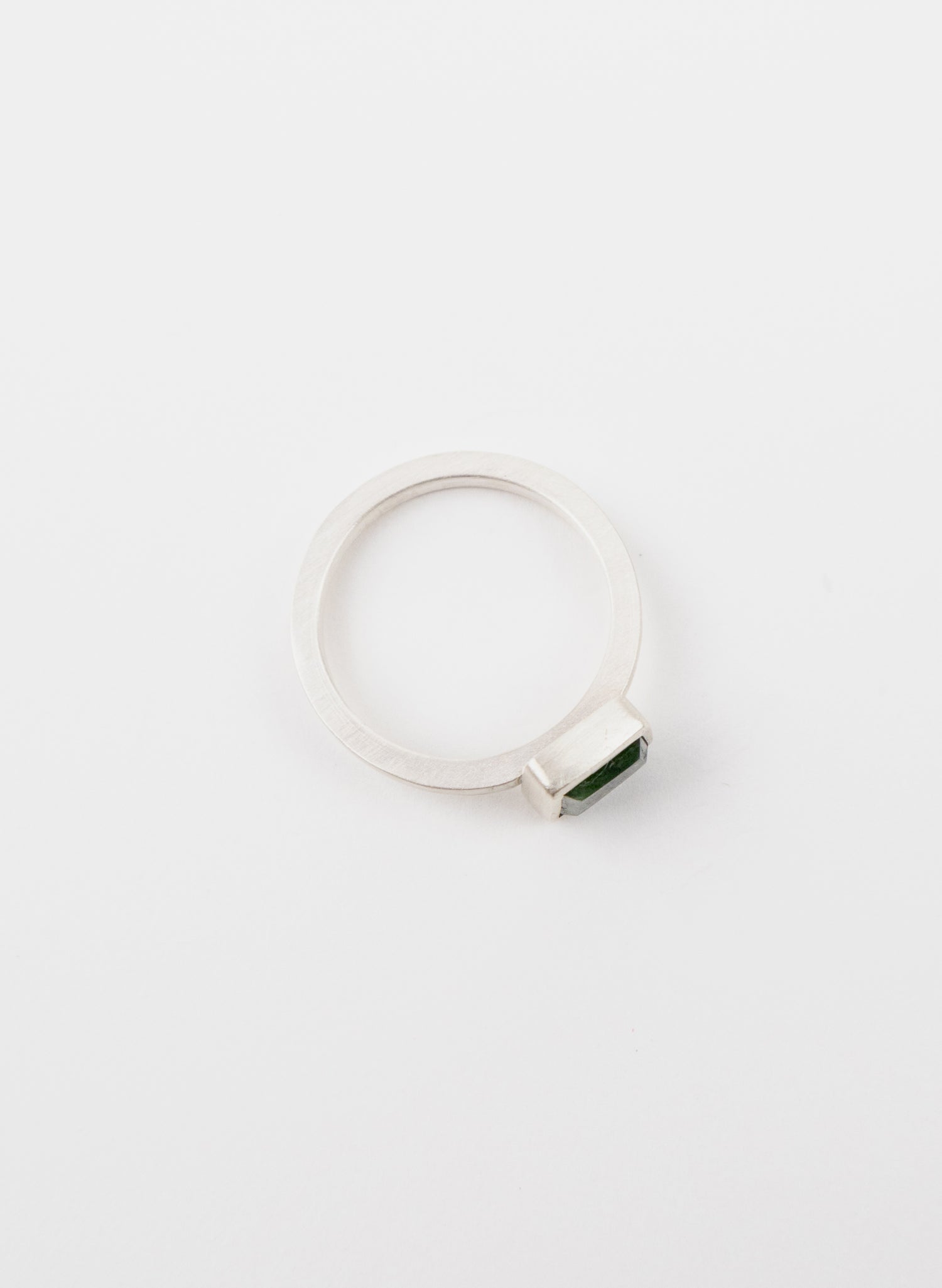 Geometric Pounamu Ring