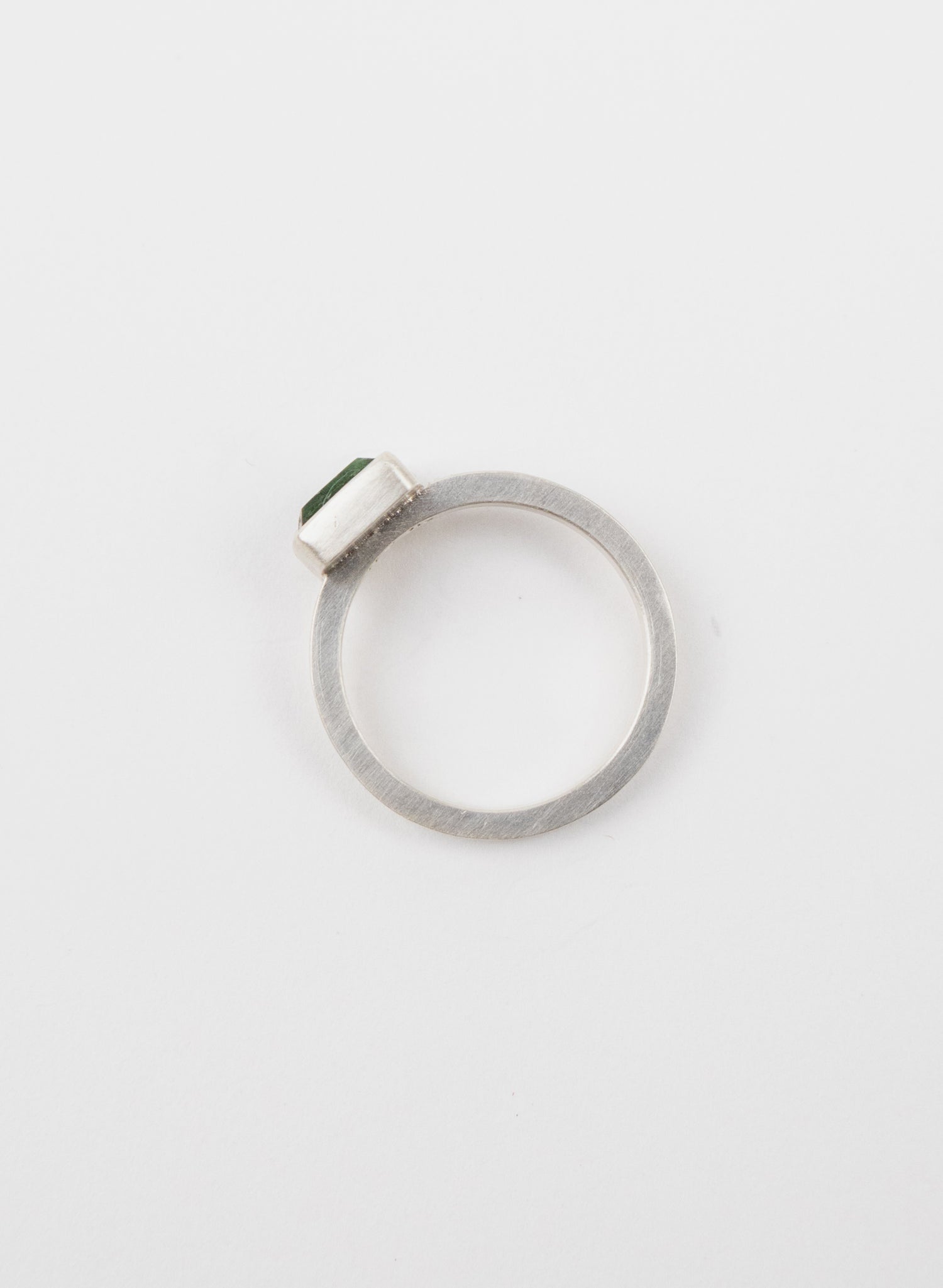 Geometric Pounamu Ring