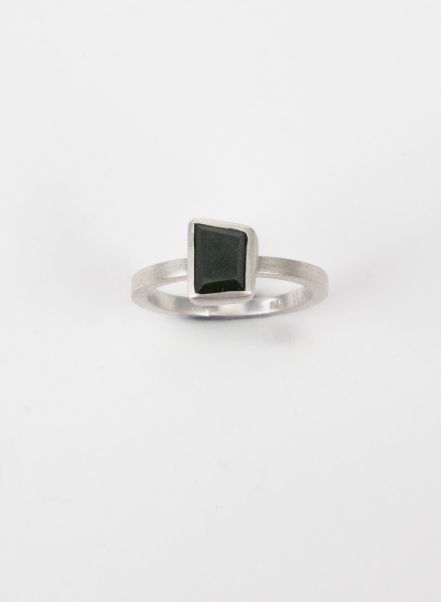 Geometric Pounamu Ring