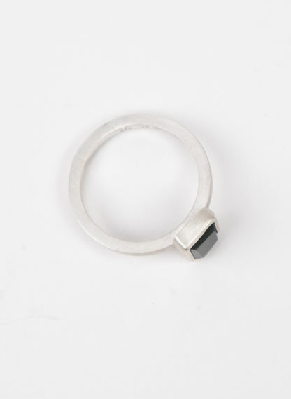 Geometric Pounamu Ring