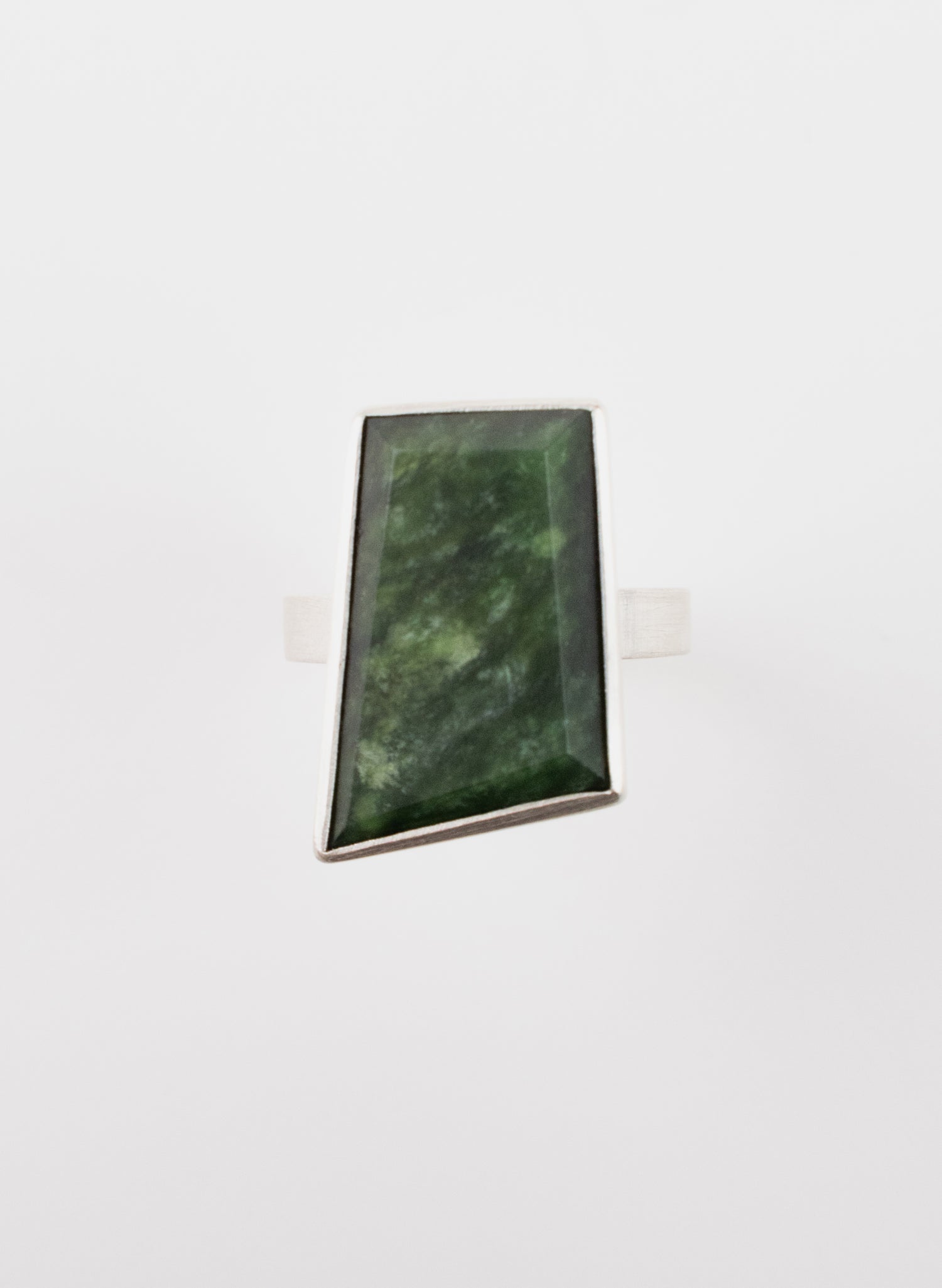 Geometric Pounamu Ring - Large