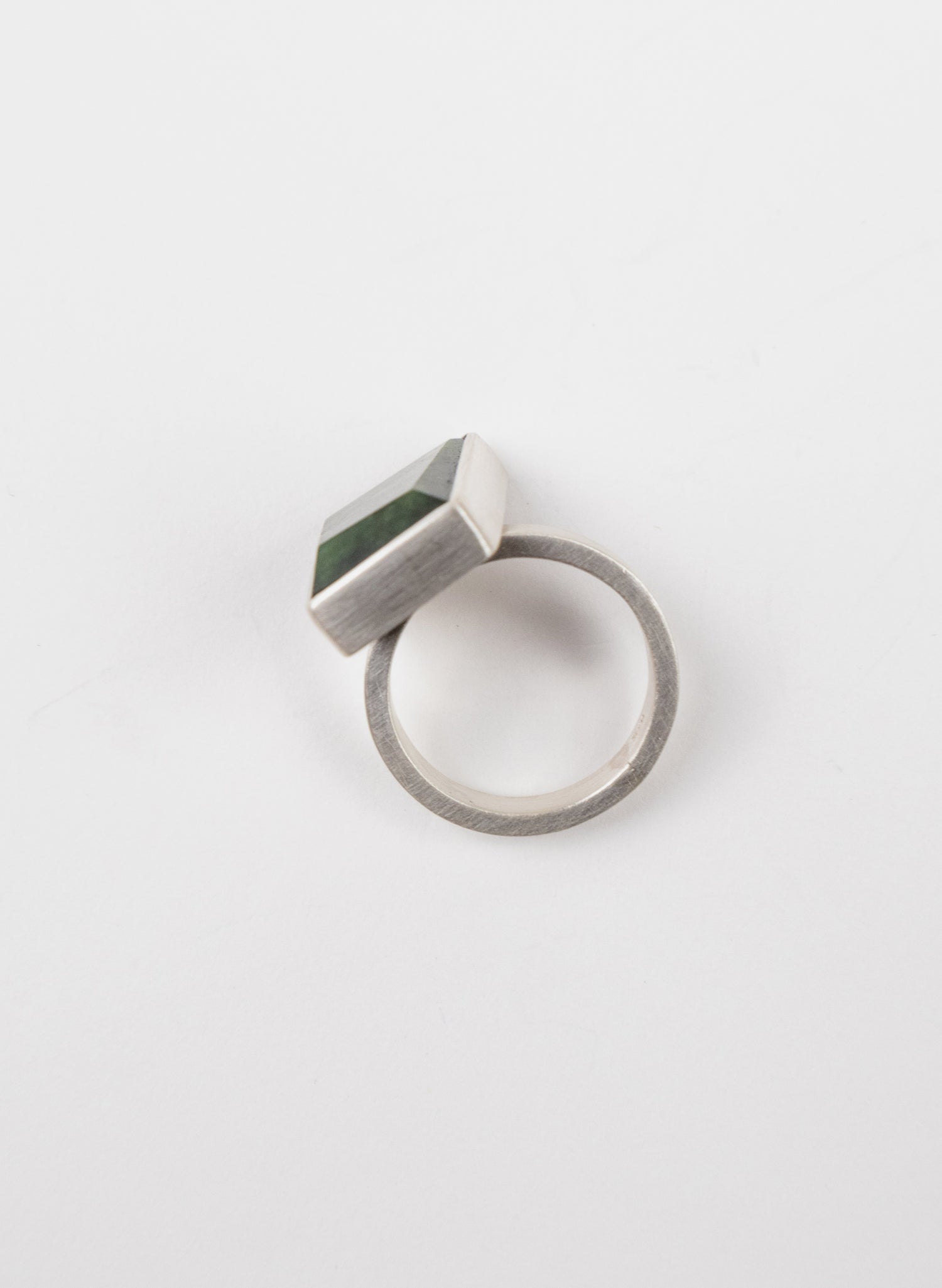 Geometric Pounamu Ring - Large