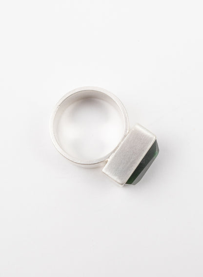 Geometric Pounamu Ring - Large