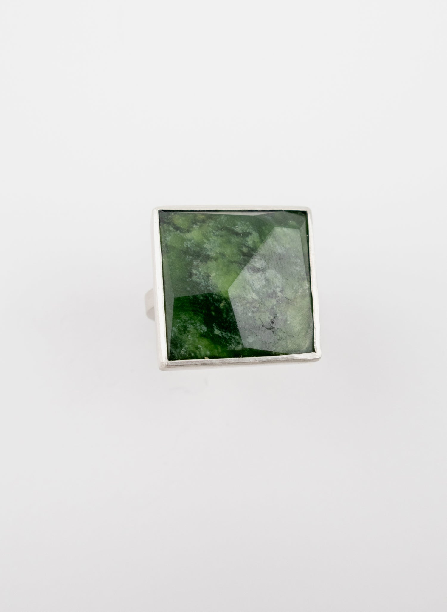 Geometric Pounamu Ring - Large