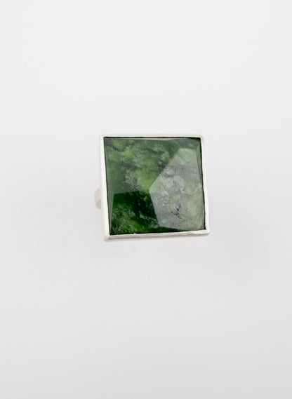 Geometric Pounamu Ring - Large
