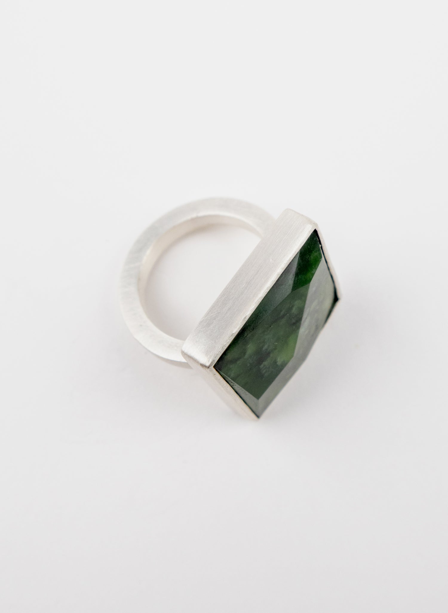 Geometric Pounamu Ring - Large