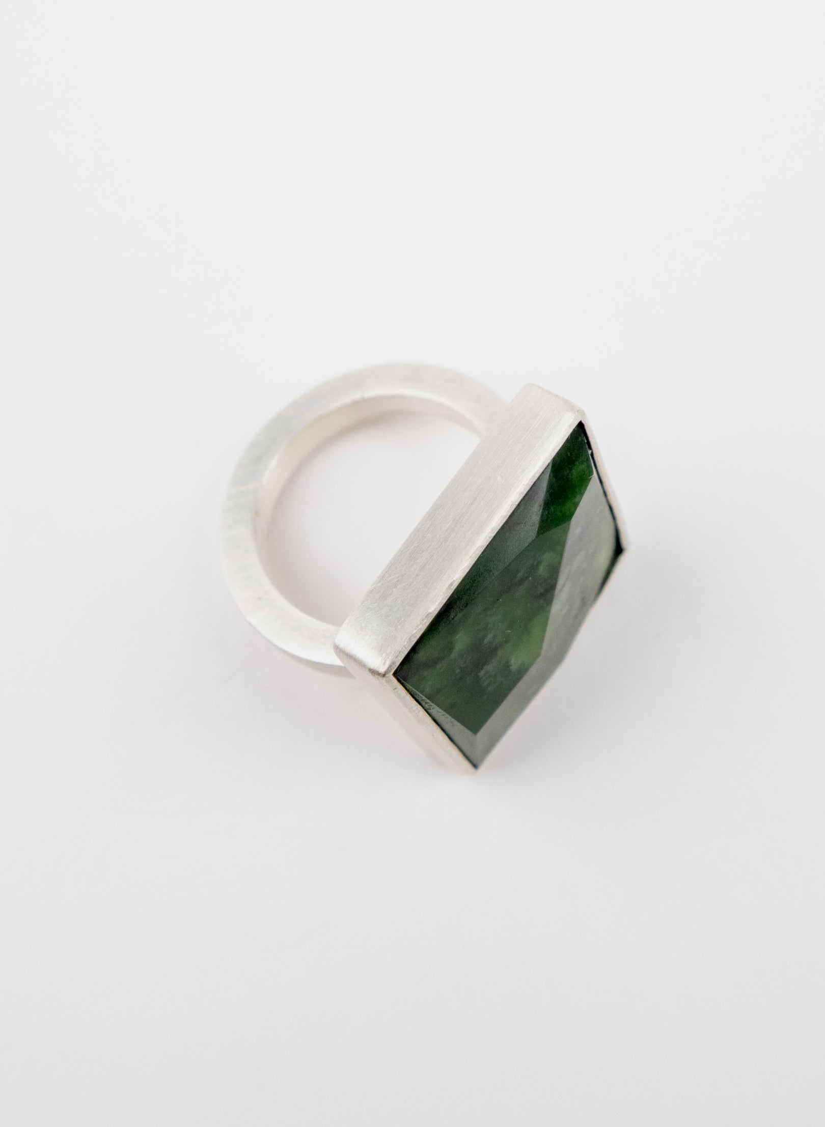 Geometric Pounamu Ring - Large
