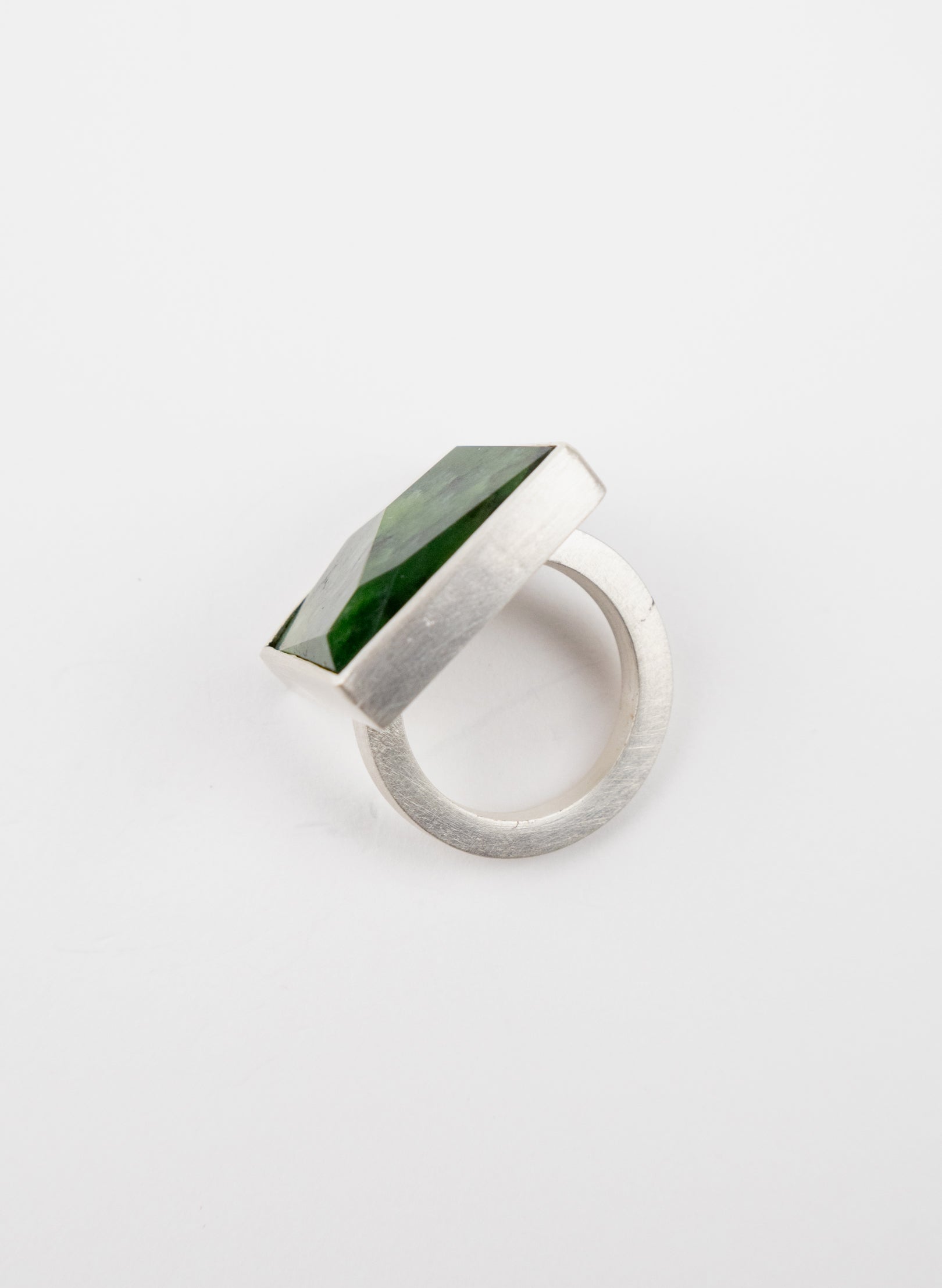 Geometric Pounamu Ring - Large